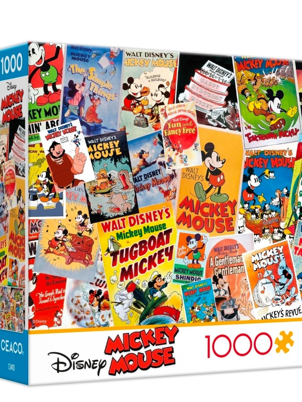 Ceaco - Vintage Mickey Mouse Poster Collage 1000 Piece Jigsaw Puzzle